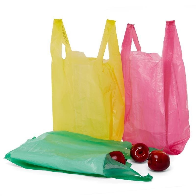 Manufacturer Custom Shopping Bags Wholesale vest carrier T Shirt Shopping Plastic Bags Made in Vietnam