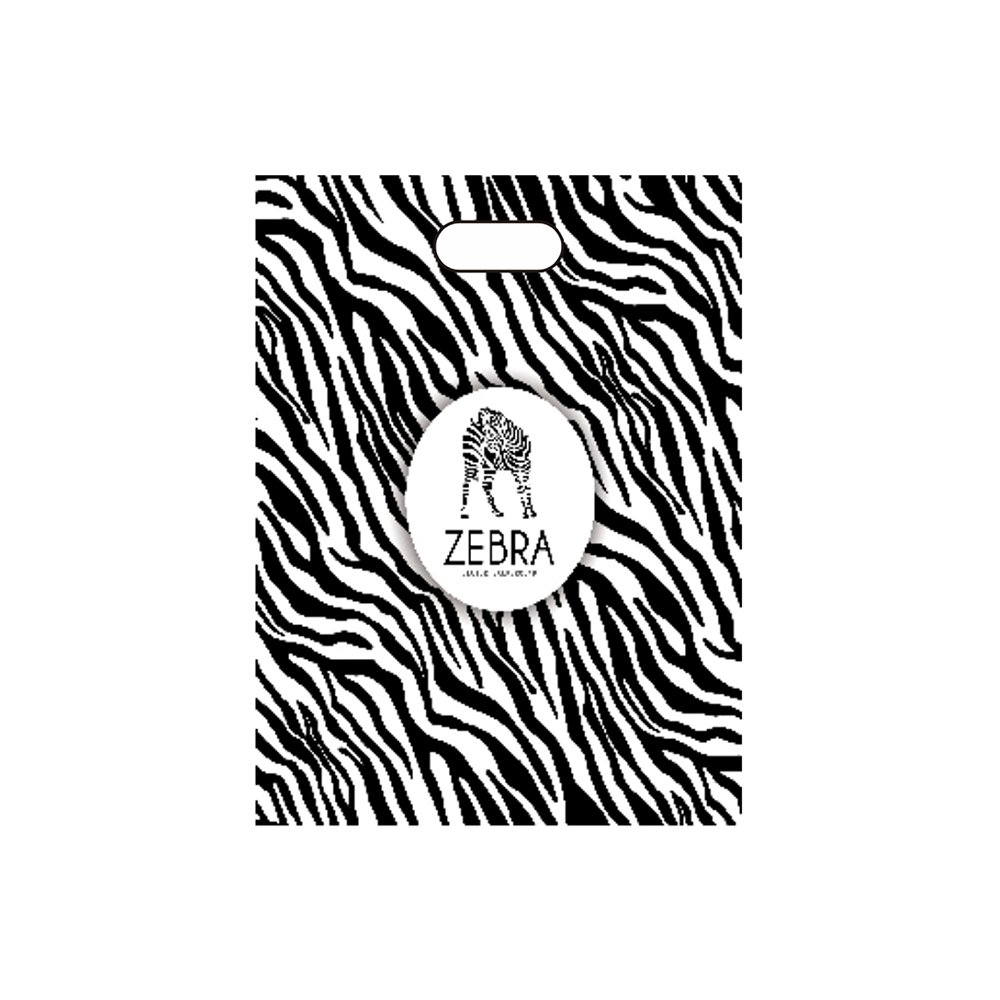Hot Selling Ready To Ship Recyclable Plastic Carry Bag Patch Handle Die Cut Shopping Bags