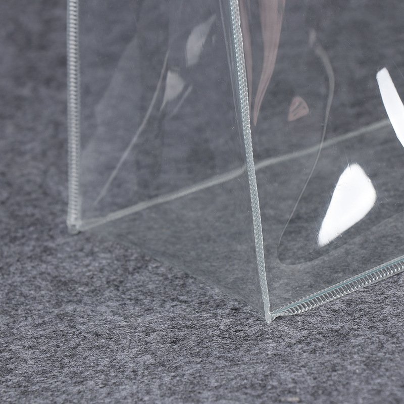 Reusable Transparent PVC Gift Bags With Handle Cheap Clear Plastic Tote Clothes Wine Shopping Promotion Watch Industrial Use