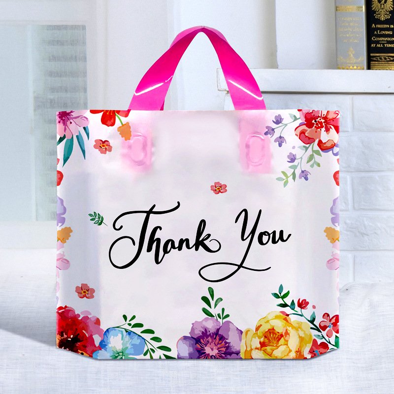 ODM OEM folding bag Canvas shopping bag Square Bottom HDPE Bag PET/PE Plastic Shopping Suit Packaging for Clothing with Handle