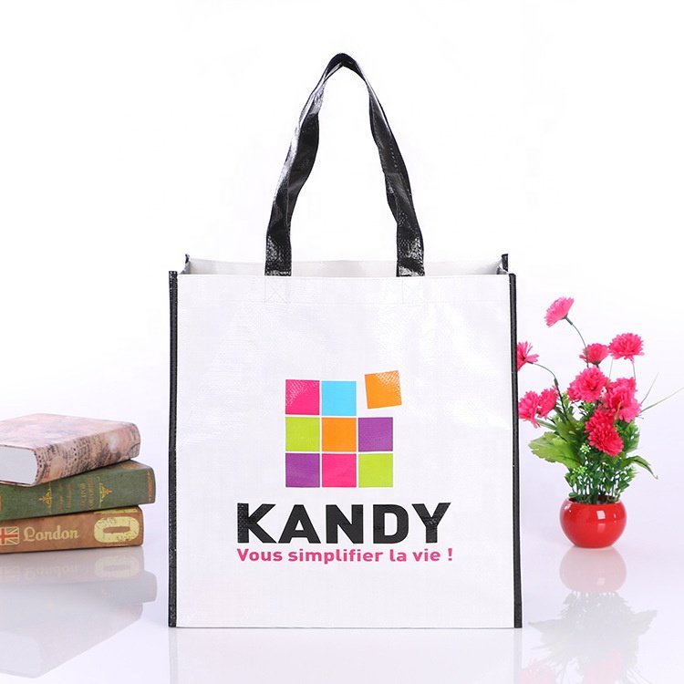 Customized degradable cheap high-quality eco-friendly non-woven fabric promotional tote bag shopping bag
