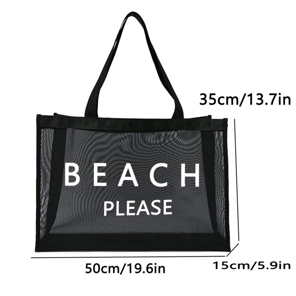Custom Logo Pink Mesh Tote Bag Colored Nylon Shopping Bag Large Capacity Grocery Beach Women's Bag