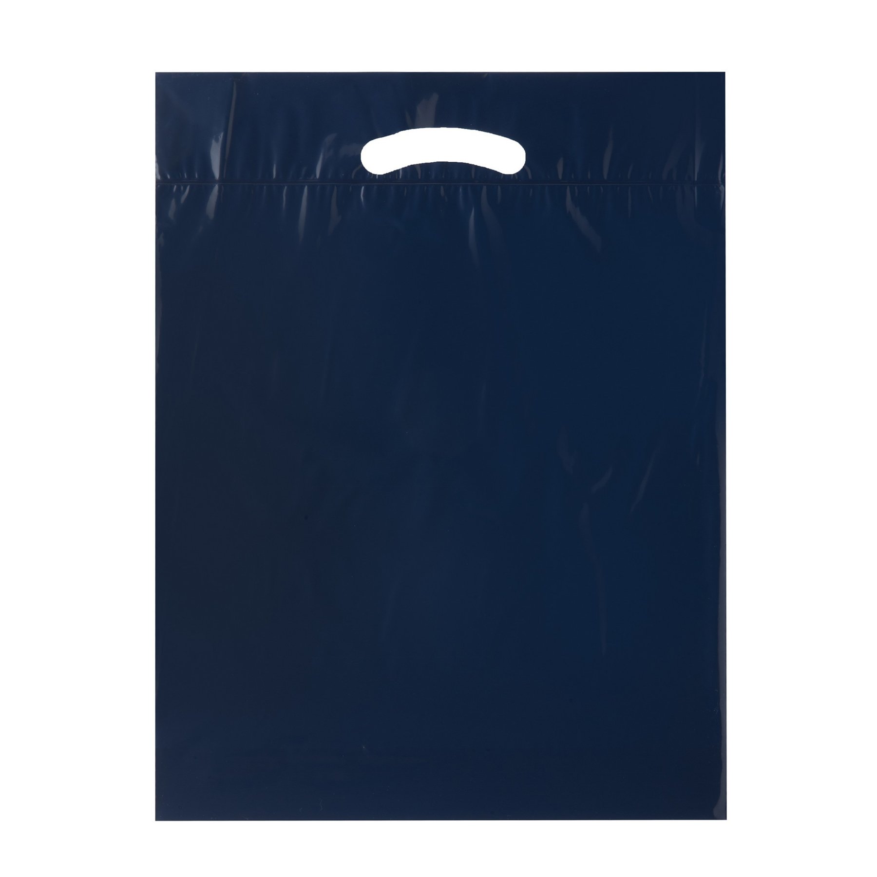 Custom Printed Logo Design Handle Plastic Bag Die Cut Bag Shopping Bag For Clothing/shoe Packing With Your Own Design