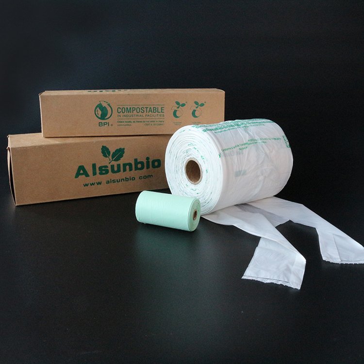 wholesales biodegradable plastic shopping bag t-shirt shopping bag biodegradable