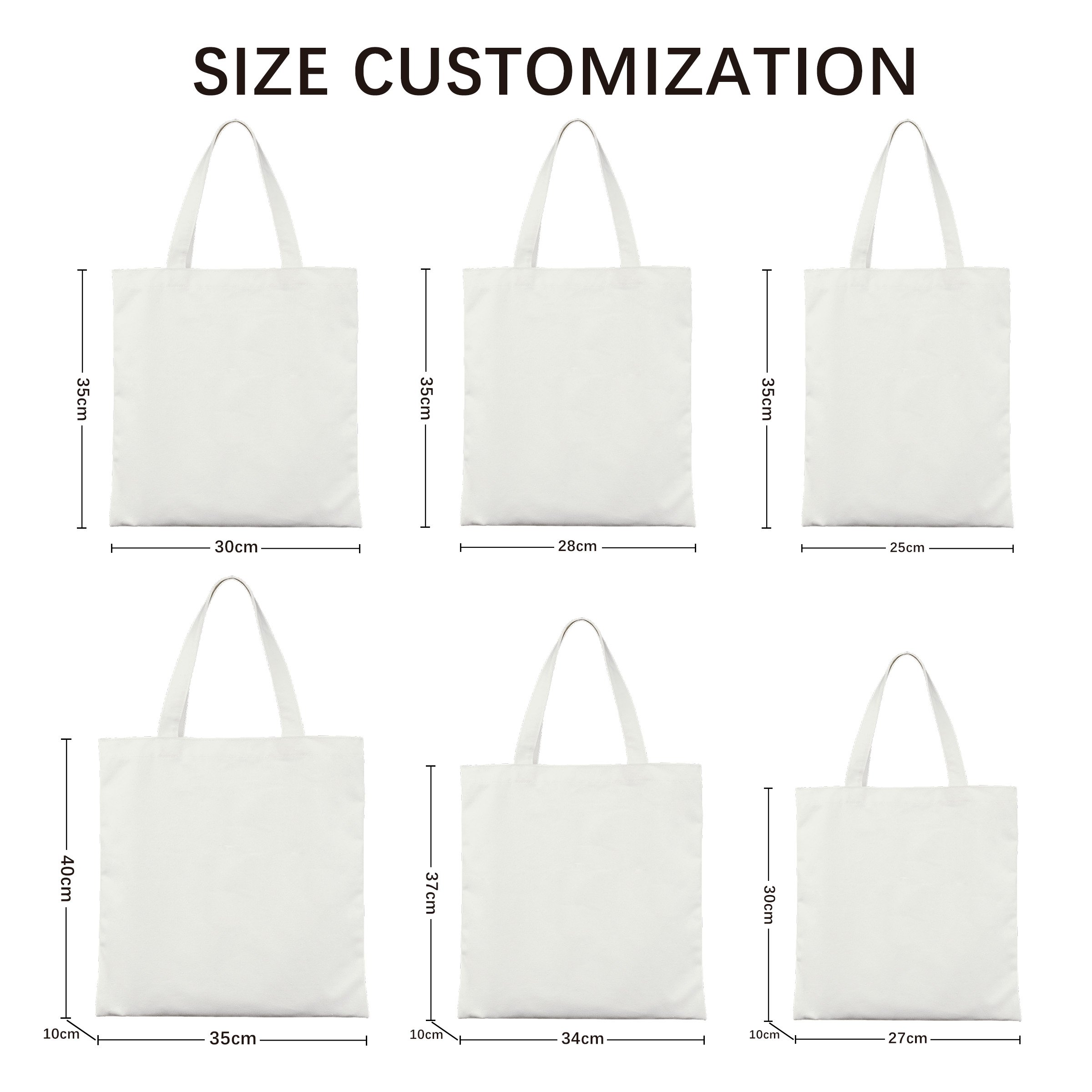 factory direct sale plain canvas cotton bag with zipper tote bag shopping bag