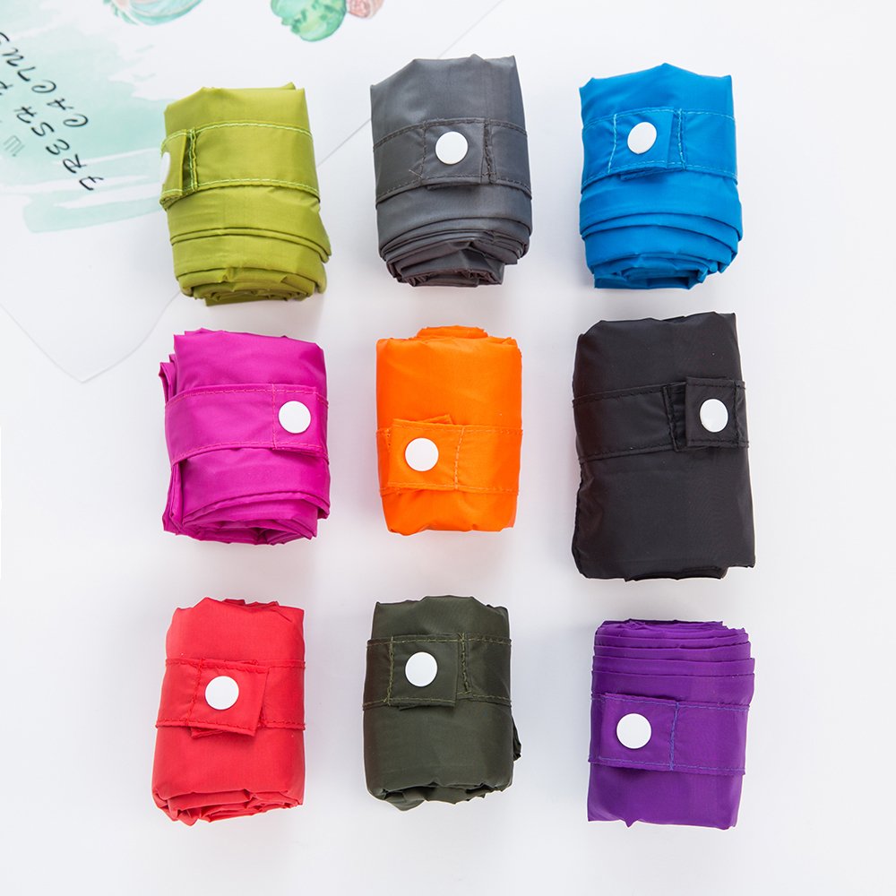 large nylon thick foldable waterproof tear proof Shoulder Handbag Thick double layer portable foldable shopping bag