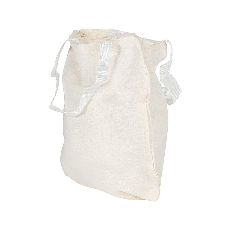 Blank plain factory custom Large Capacity Cloth portable Shopping Tote Canvas Fabric Cheap Promotional Cotton Bag