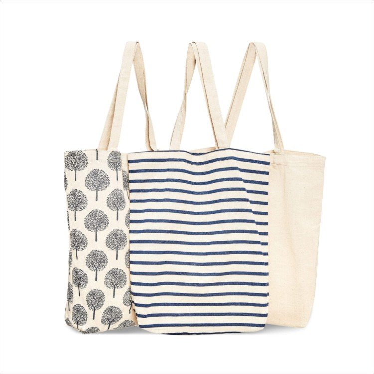 Wholesale Custom design Logo Cheap Reusable Shopping Bags Plain White Blank Cotton Canvas Tote Bag