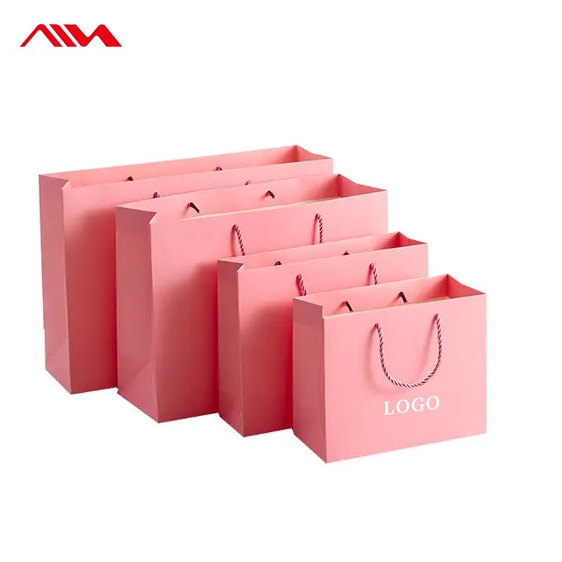 Custom Printing Shopper Paper Bag Paper Bag High Quality Kraft Paper Bags With Handles
