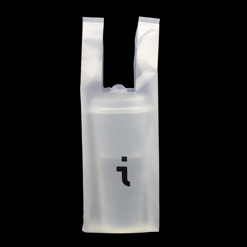 biodegradable custom printed small shopping transparent tshirt grocery food plastic bag manufacturer with own logo