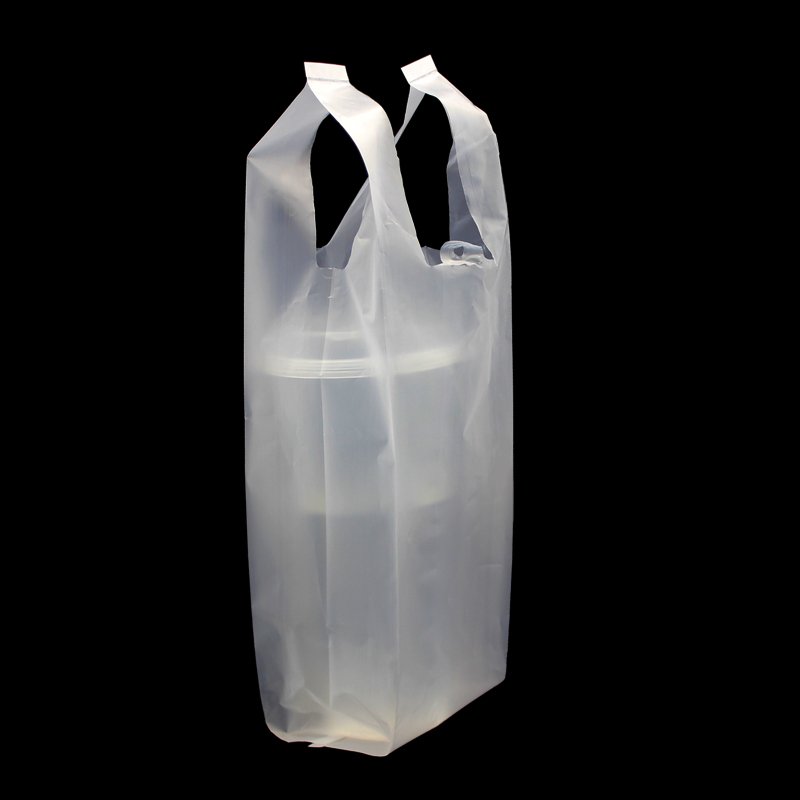 biodegradable custom printed small shopping transparent tshirt grocery food plastic bag manufacturer with own logo