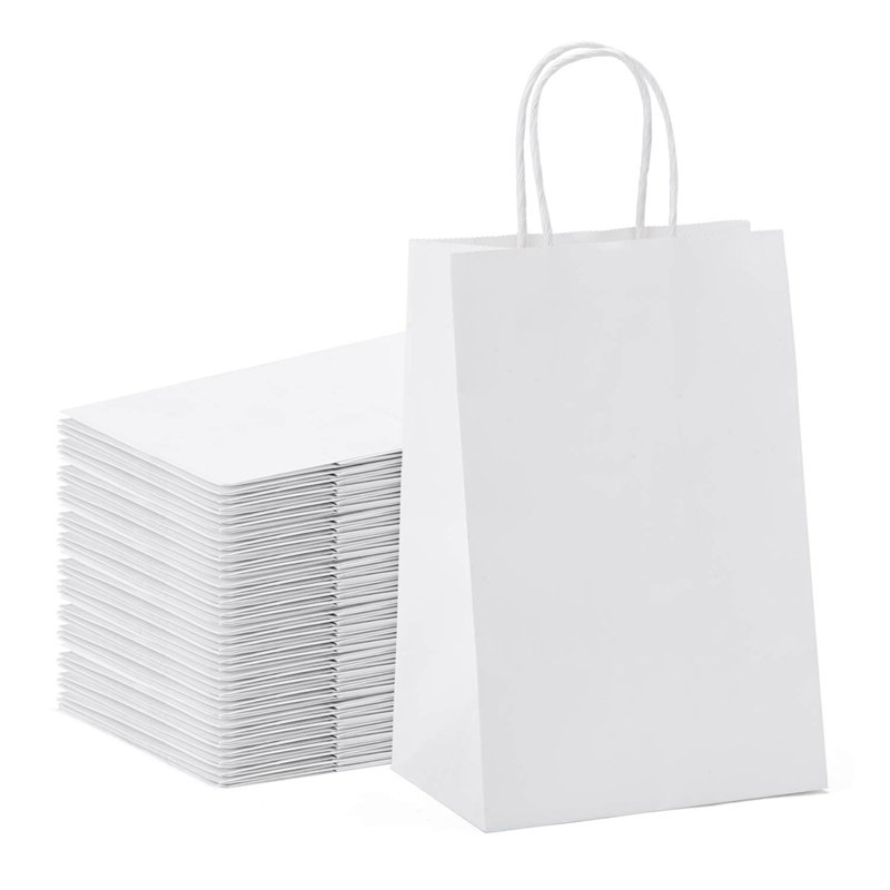Customized Take Away Food Bag Fashion Shopping Bag Brown Kraft Paper Bags