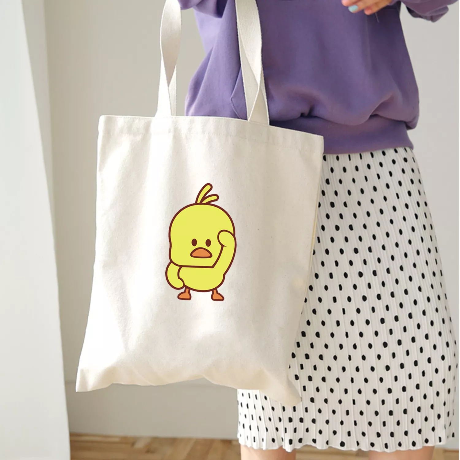 Custom printed recycled eco lightweight durable shopping handbags grocery women Cotton Bags With Logo