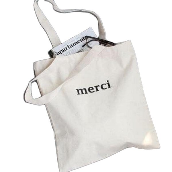 Vietnamese Patterned Big Cotton Eco-Friendly Clothing Bag Canvas Material