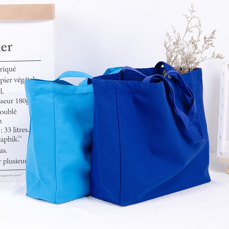 Fashion Casual Canvas Bag Large Capacity Factory Customized Shopping Bag Environmentally Friendly Reusable Cotton Bag