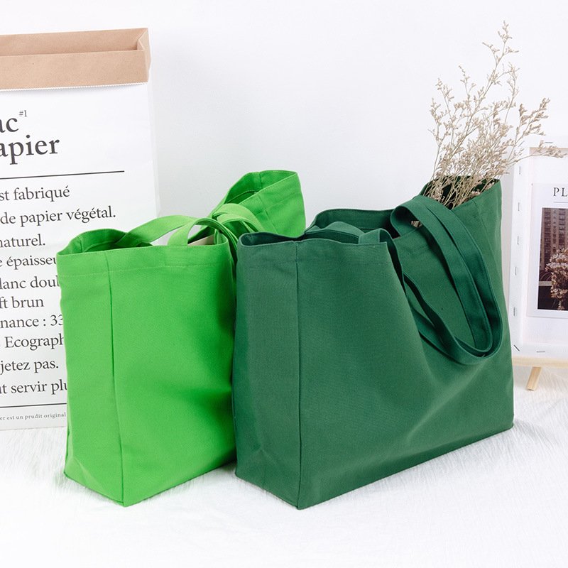 Fashion Casual Canvas Bag Large Capacity Factory Customized Shopping Bag Environmentally Friendly Reusable Cotton Bag