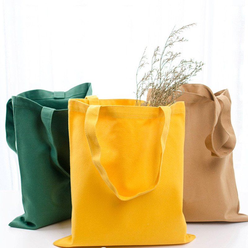 Fashion Casual Canvas Bag Large Capacity Factory Customized Shopping Bag Environmentally Friendly Reusable Cotton Bag