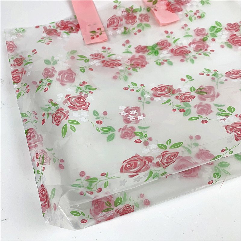 Chen Han Factory's Fashion Plastic Tote Bag Large Gift Bag for Clothing and Underwear Thickened Carry Shopping Bag Wholesale