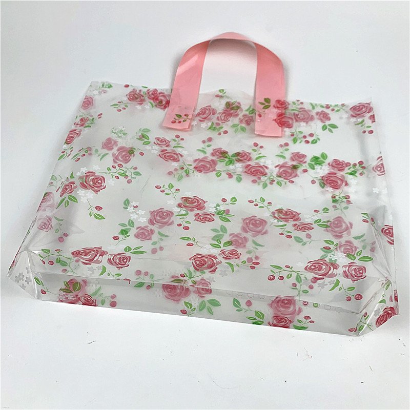 Chen Han Factory's Fashion Plastic Tote Bag Large Gift Bag for Clothing and Underwear Thickened Carry Shopping Bag Wholesale