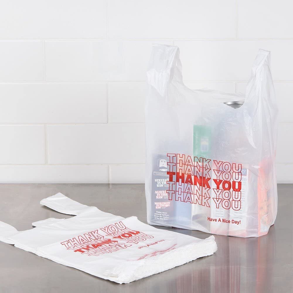 custom logo biodegradable eco Pharmacies Grocery Transparent T-shirt Supermarket Store Plastic carry shopping Bags