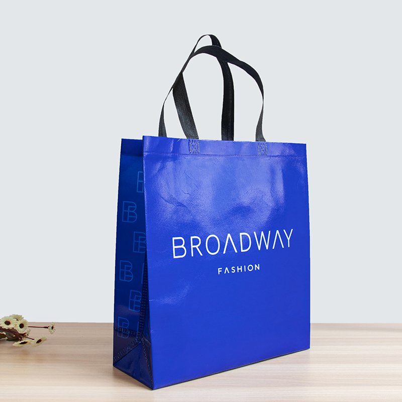Factory Custom Promotional Ecobag Laminated Non Woven Bag Reusable Non Woven Tote Bag Recycled Retail Shopping Bolsas