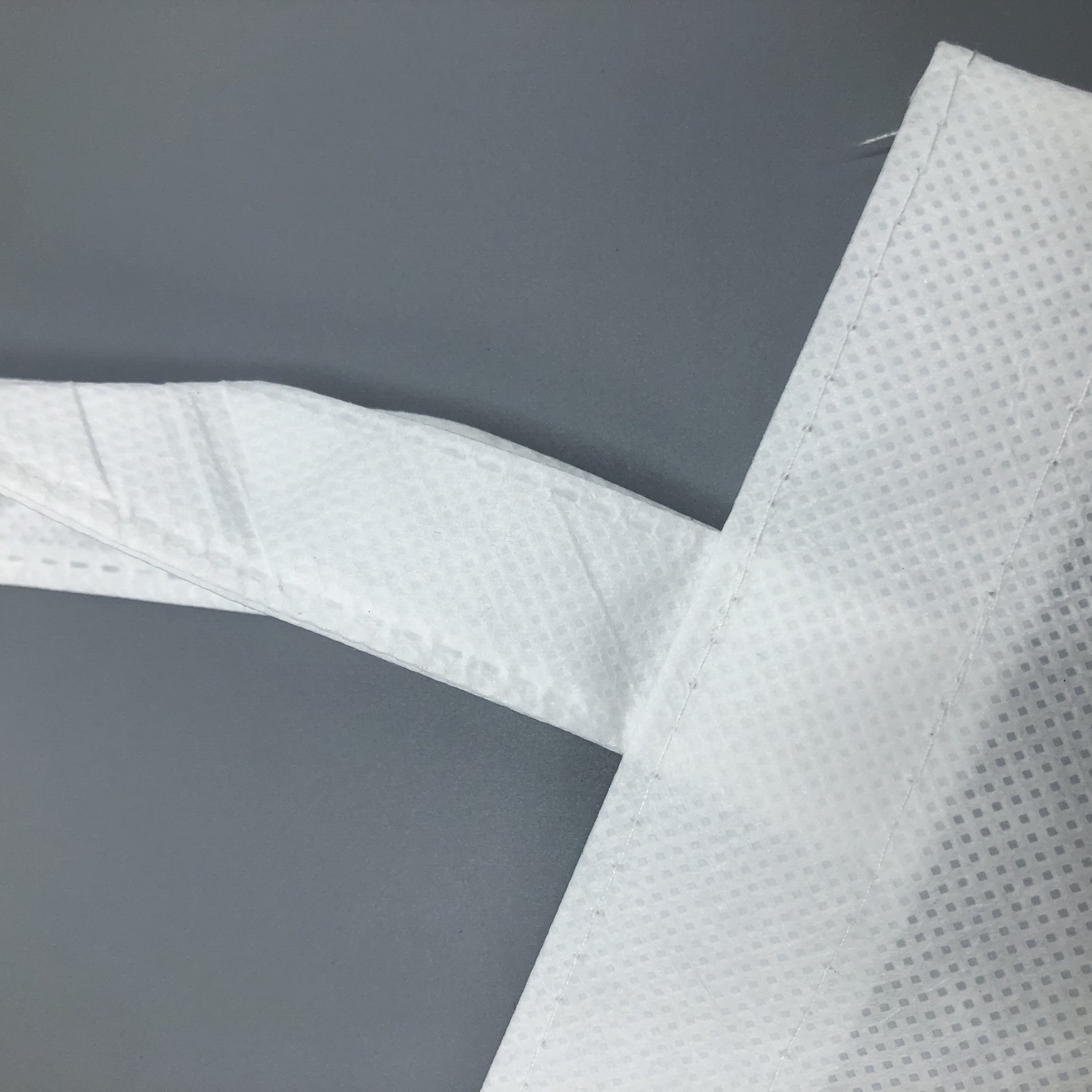 Plain White Non-woven Shopping Bags with Custom Printing