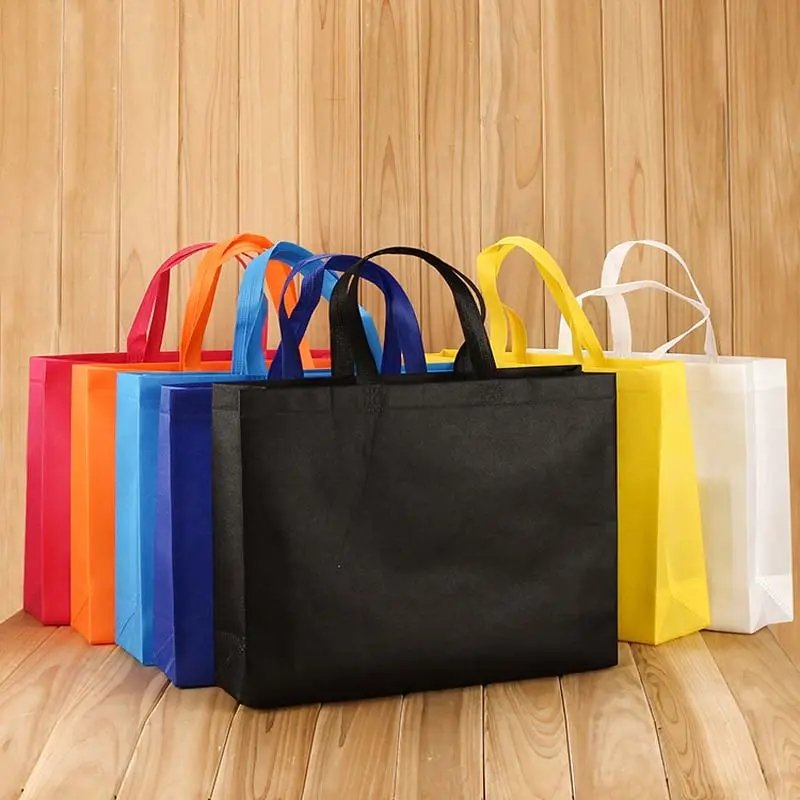 Custom Logo Wholesale Eco Friendly Pp Drawstring Fabric Packing Promotion Non-woven Nonwoven Bag Non Woven Bag Shopping Bags