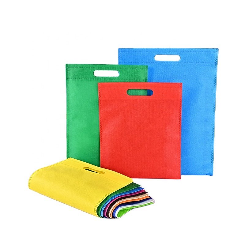 Instant Purchase In-stock Non-woven Tote Shopping Bags Eco Customized Pp Laminated Non-woven Shopping Bags Promotional 1000 Pcs