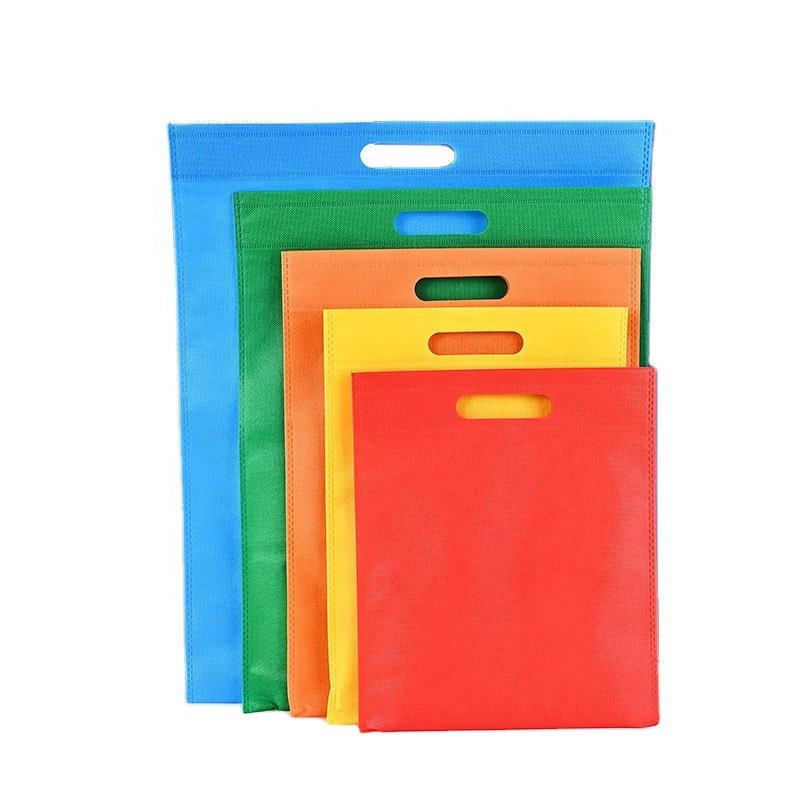 Instant Purchase In-stock Non-woven Tote Shopping Bags Eco Customized Pp Laminated Non-woven Shopping Bags Promotional 1000 Pcs