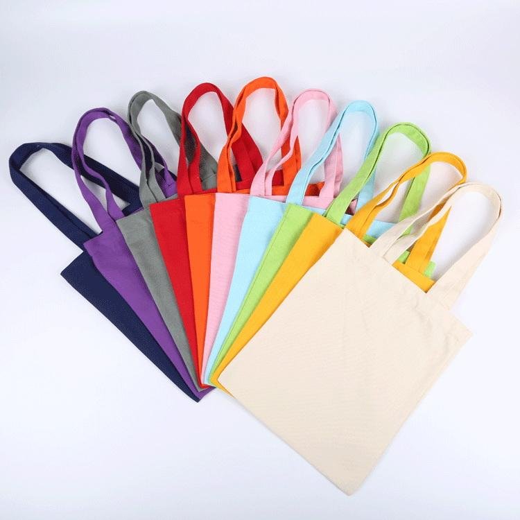 Cotton Bag Custom Reusable Cotton Canvas Tote Shopping Bag Blank Canvas Tote Bag