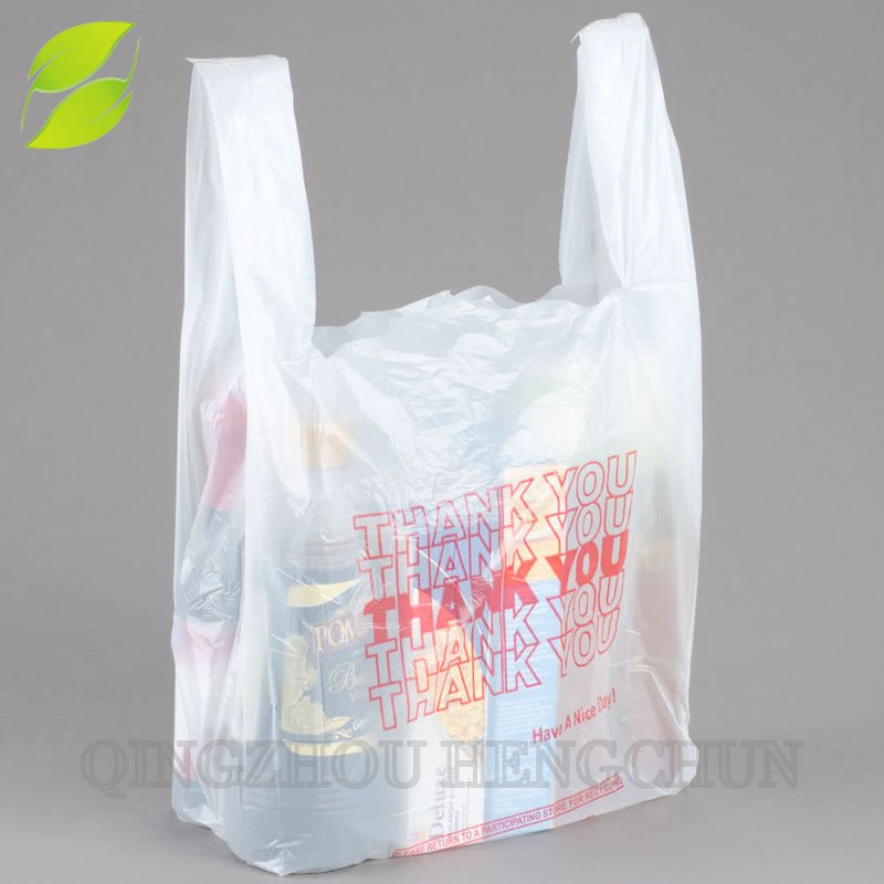 Wholesale plastic shopping bag vest t shirt bag
