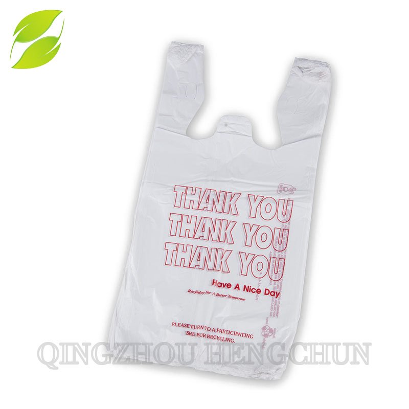 Wholesale plastic shopping bag vest t shirt bag