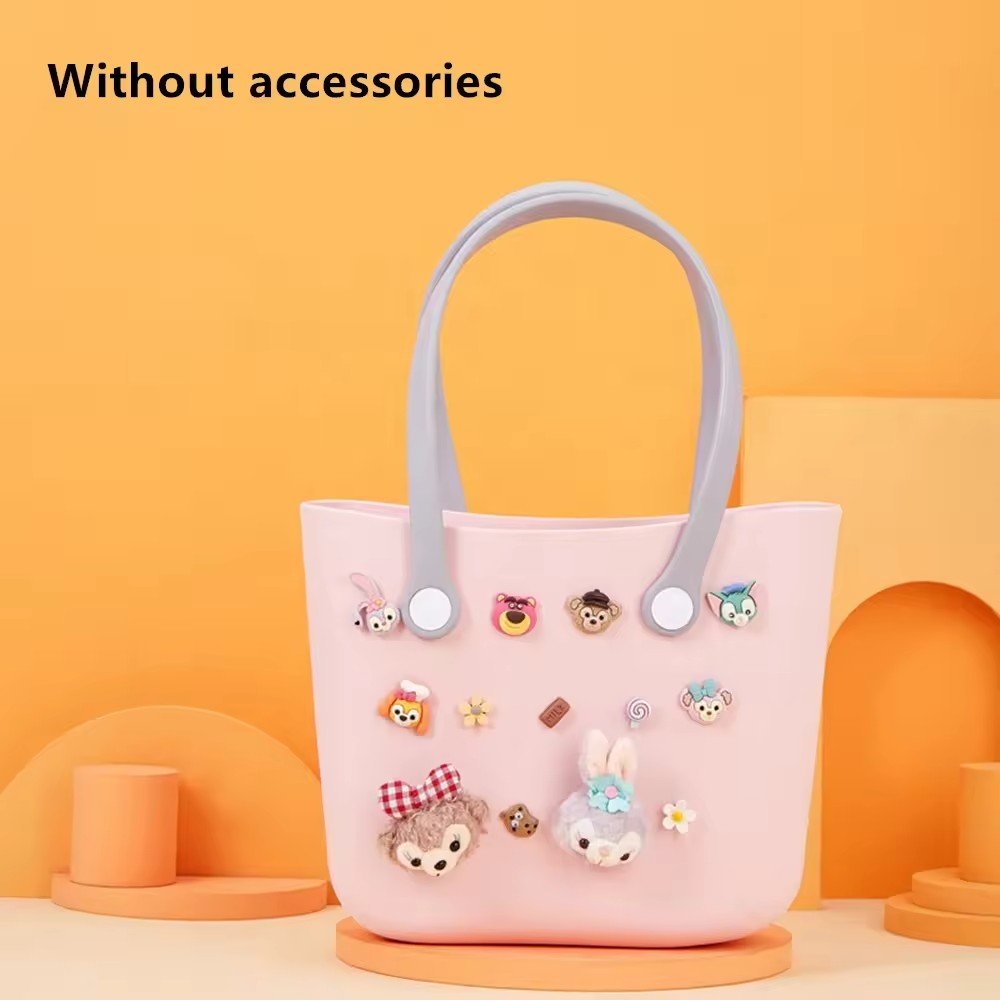 DIY Eco-friendly creative Shopping Bag rubber Tote Bag for Child and Students lunch bag