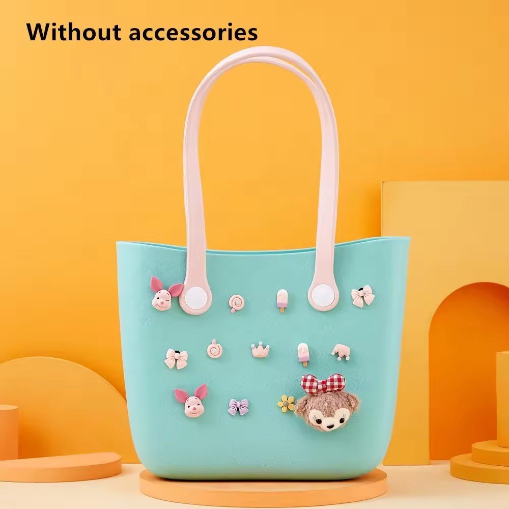 DIY Eco-friendly creative Shopping Bag rubber Tote Bag for Child and Students lunch bag