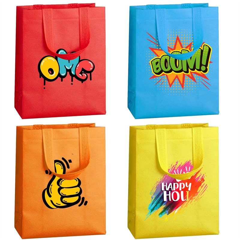 Whosale Custom Logo Nonwoven BagscPromotion Large Capacity Supermarket Bag