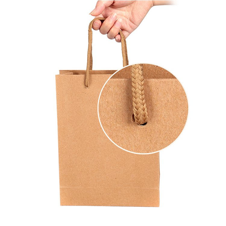 Famous OEM accepted paper wedding branded gift food craft bag custom bag factory