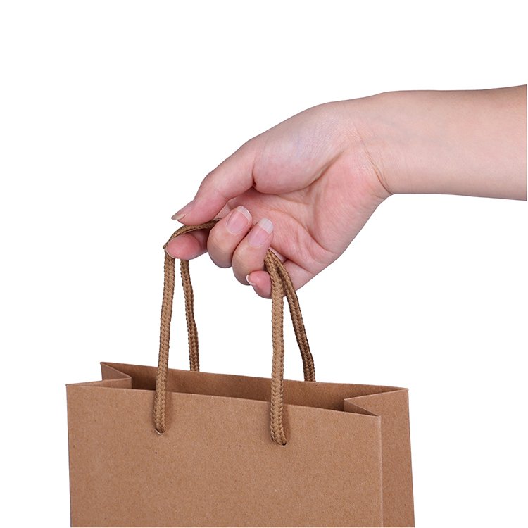 Famous OEM accepted paper wedding branded gift food craft bag custom bag factory