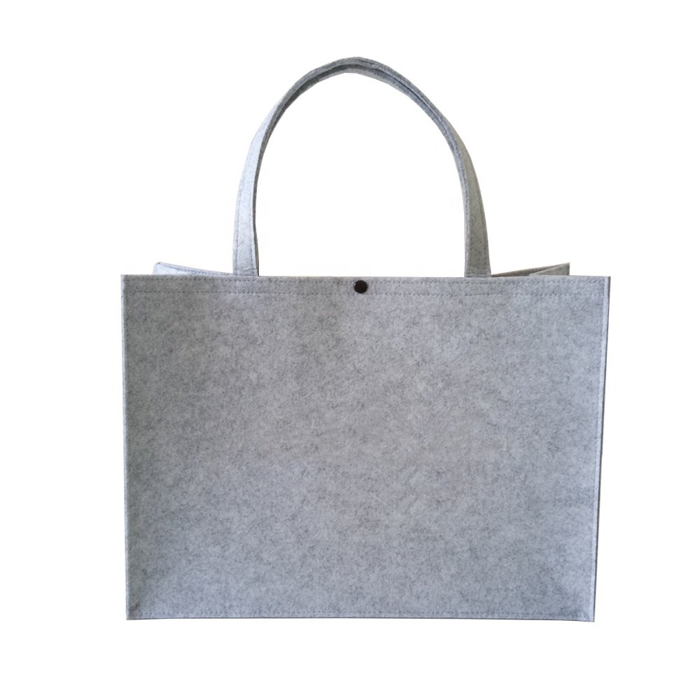 Eco Friendly Wholesale Small Felt Tote Bags Handbag For Women Shopping