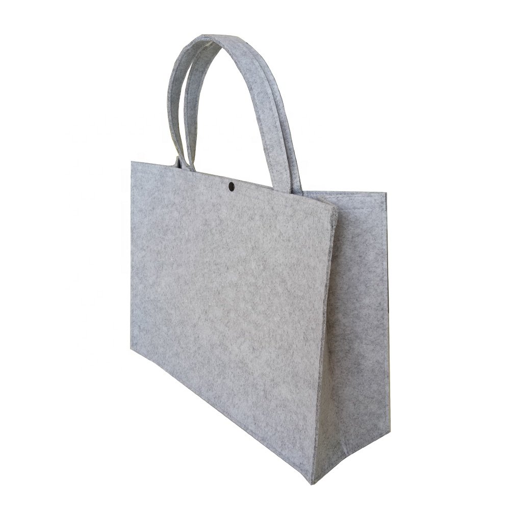 Eco Friendly Wholesale Small Felt Tote Bags Handbag For Women Shopping