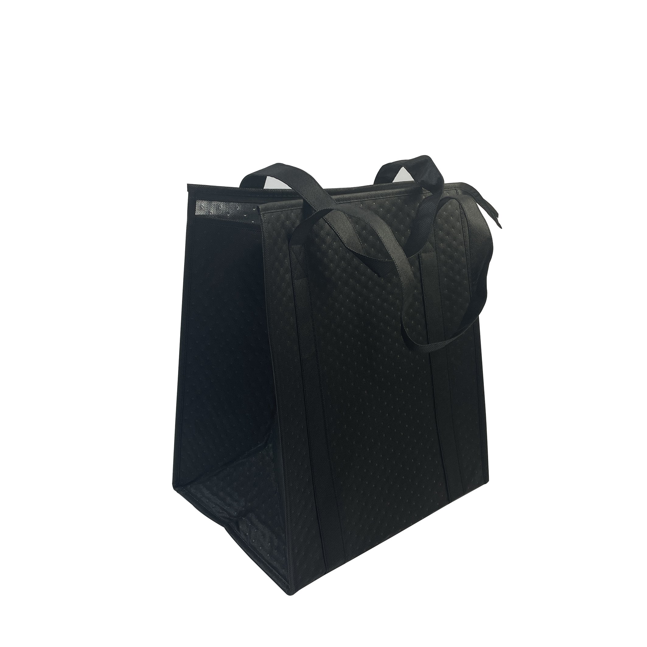Custom non-woven isothermal large ice cooler bag/ insulated aluminium foil pp non woven soft lunch picnic foldable cooler bags