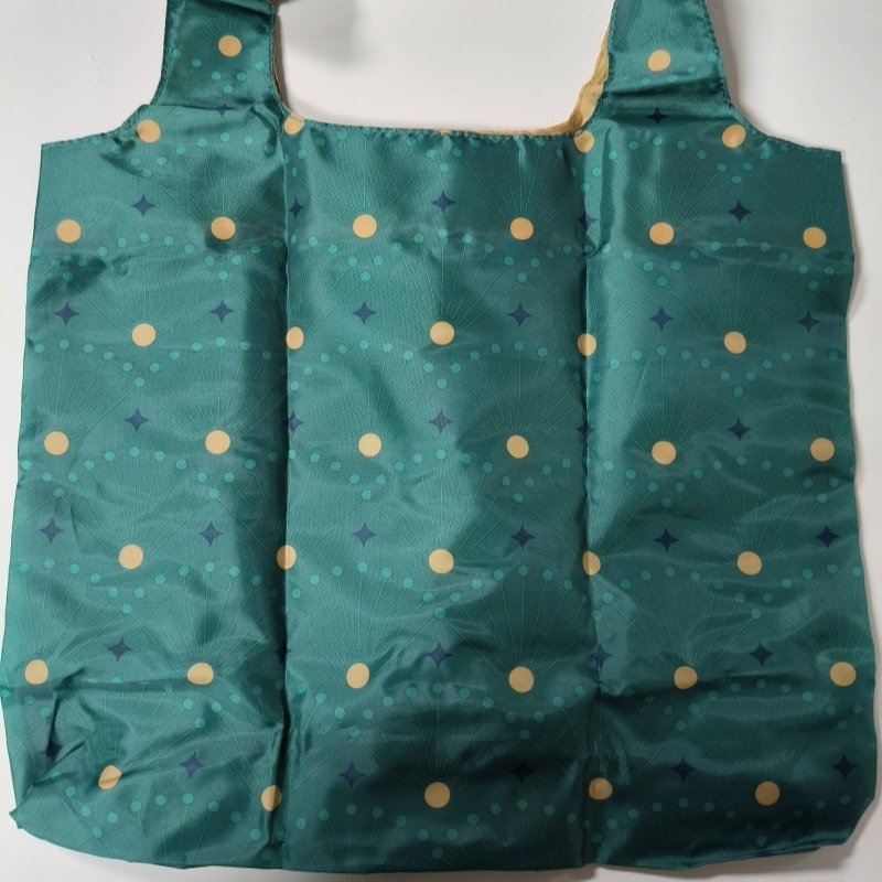 Unisex Reusable Kraft Roll Biodegradable Non-Woven Shopping Bag with Two Handles Casual Tote Design Open Closure Type D Cut Bag