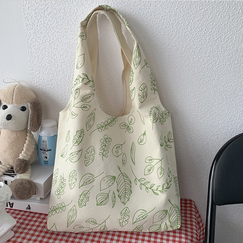 Fashion Cheap Cotton Canvas Shoulder Tote Bag With Custom Logo Shopping Bag Blank Plain Canvas Bags Handbag