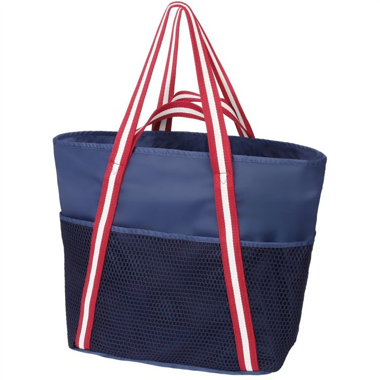 Wholesale Eco Reusable Shopping Bags Large Capacity Hollow Out Net Shoulder Tote Bag Summer Outdoor Mesh Beach Bag
