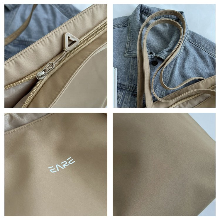 OEM ODM Waterproof Custom Nylon Women Hand Bag Ladies Tote Shopping Bag