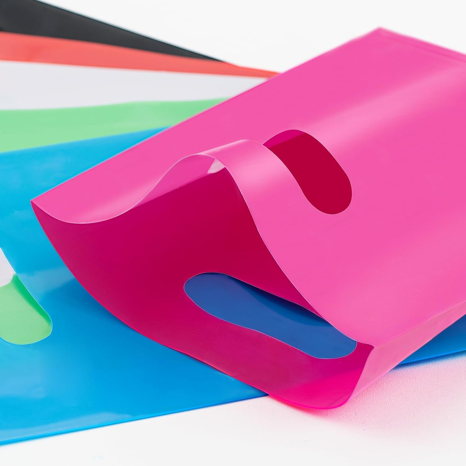 Packing Colorful Polythene Plastic Shopping Bags China Wholesale Transparent Shopping Bag Plastic Loot Bags For Kids Parties