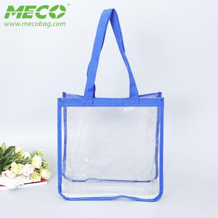 Wholesale Handbag Pvc Tote Clear Shoulder Transparent Shopping Bag