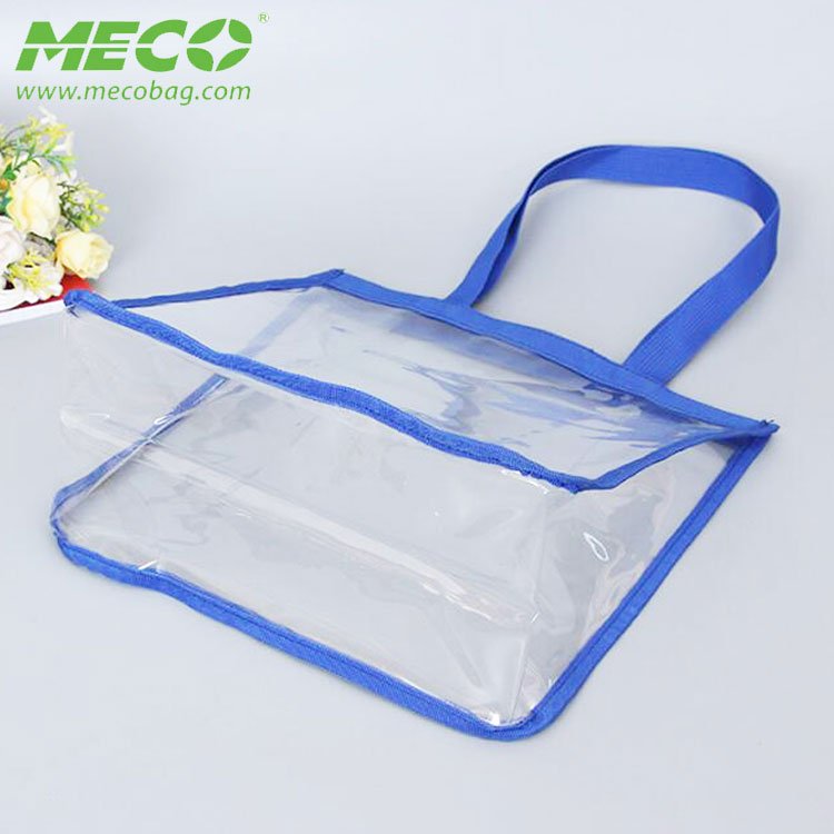 Wholesale Handbag Pvc Tote Clear Shoulder Transparent Shopping Bag