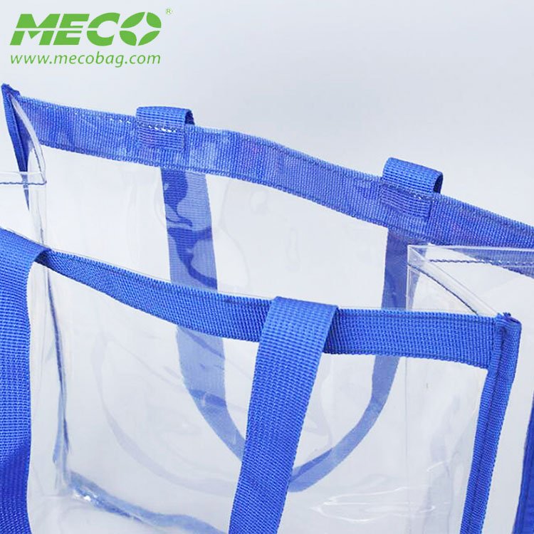 Wholesale Handbag Pvc Tote Clear Shoulder Transparent Shopping Bag