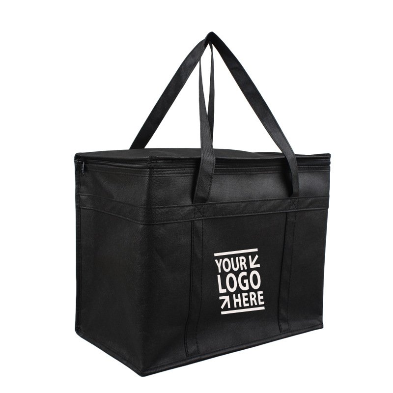 Thermal food bags reusable large reusable grocery tote shopping bag cheap price hot promotion item non woven shopping bag