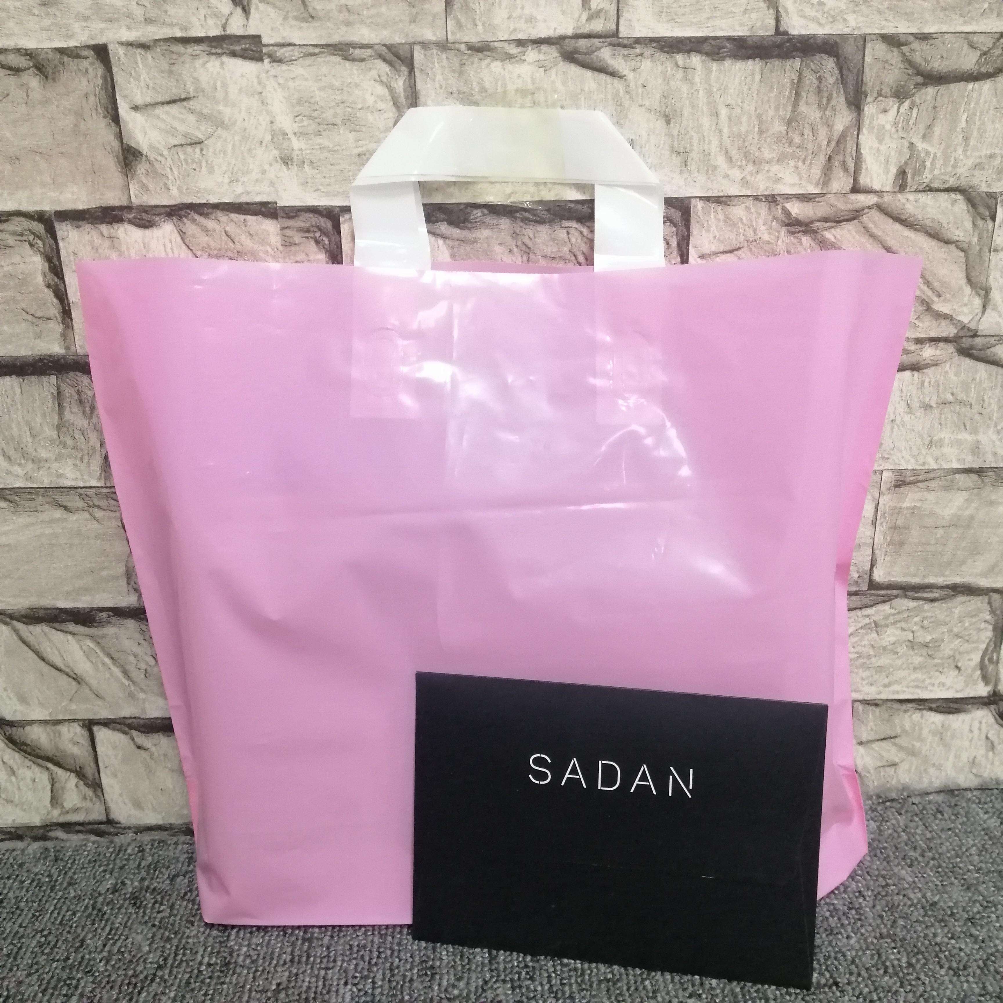 Fashion handbag clothing gift shopping thickened plastic tote bag